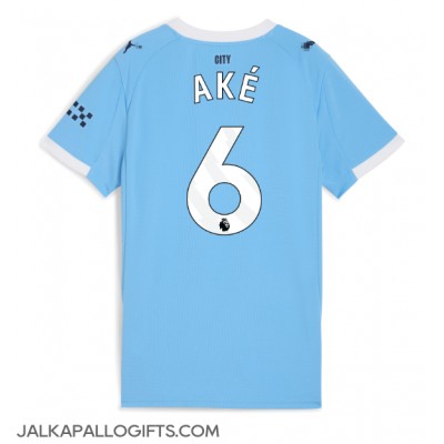 Manchester City Nathan Ake #6 Kotipaita Naiset 2025-26 Lyhythihainen Manchester City Nathan Ake #6 Kotipaita Naiset 2025-26 Lyhythihainen